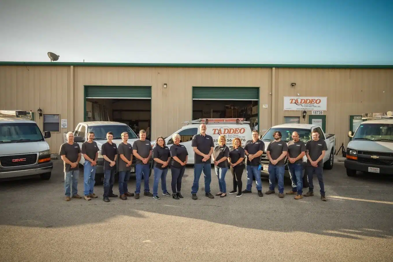 Taddeo Electrical Contractors Team Photo