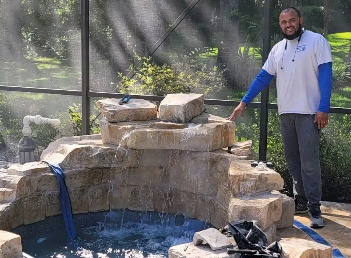 Pool Pros of Pasco adding a spa