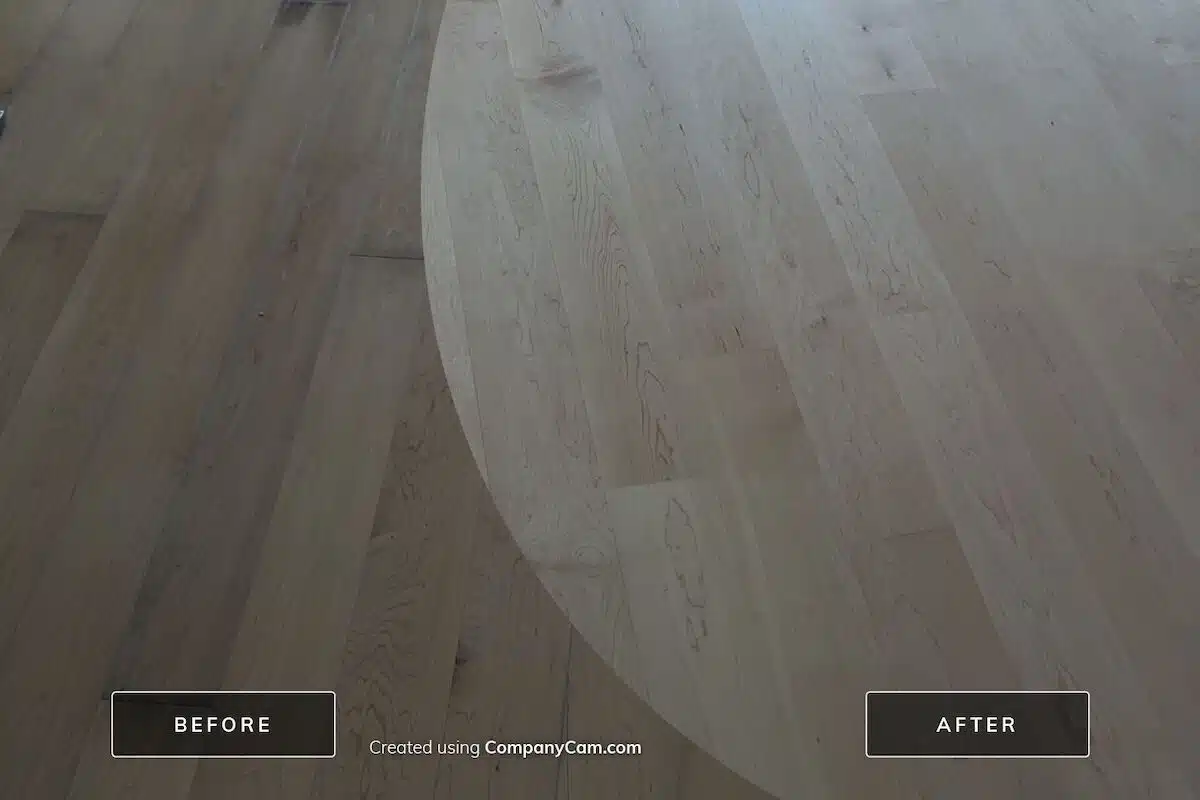 Footprints Floors Suncoast before and after flooring