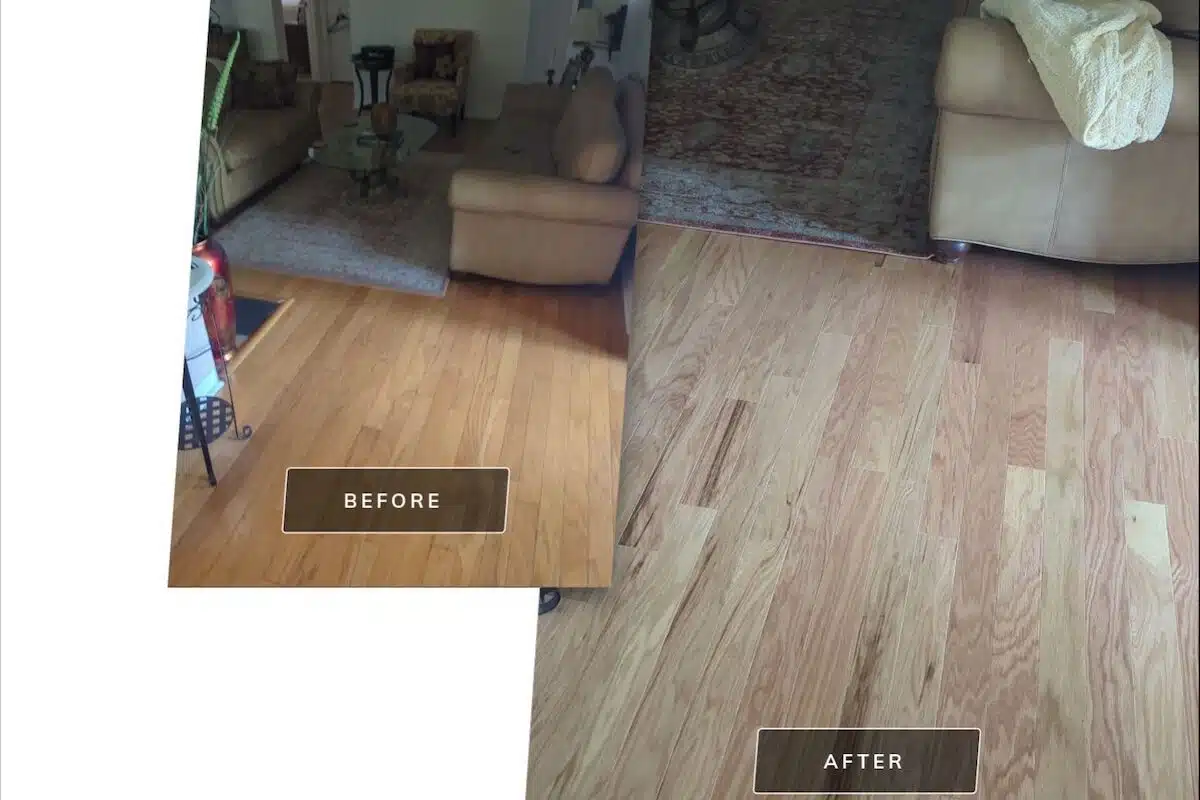 Footprints Floors Suncoast before and after